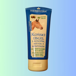 Koński Żel - Balsam chłodzący z Konopią, miętą i mentolem, Herbavera, 200ml