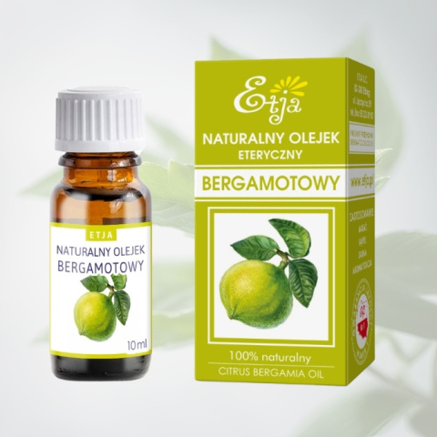 100% naturalny olejek eteryczny bergamotowy, Etja, 10ml