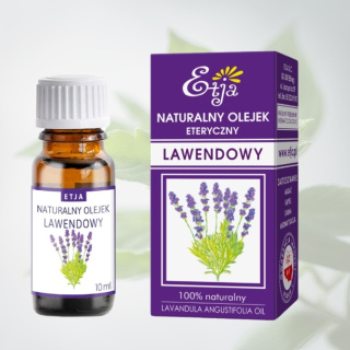 Naturalny Olejek Eteryczny LAWENDOWY 100% naturalny, Etja, 10ml