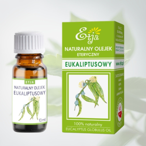 Naturalny Olejek Eteryczny EUKALIPTUSOWY 100% naturalny, Etja, 10ml