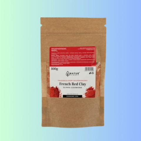 French Red Clay GLINKA CZERWONA, Natur Planet, 100g