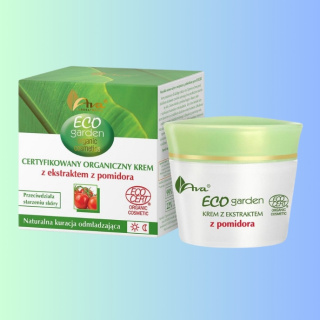 Eco garden Certyfikowany Organiczny Krem z ekstraktem z pomidora NA DZIEŃ I NOC, Ava Laboratorium, 50ml