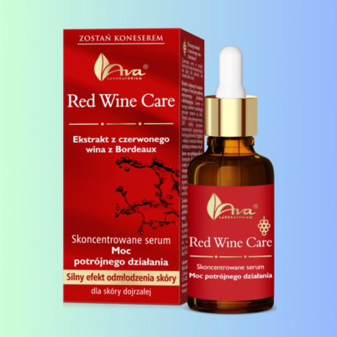 Red Wine Care - Skoncentrowane serum MOC potrójnego działania, Ava Laboratorium, 30ml