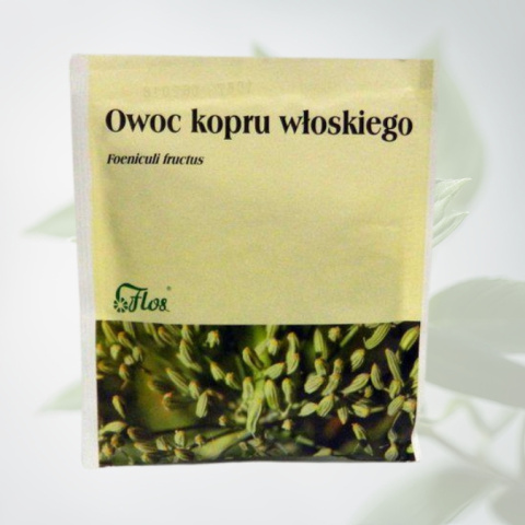 Owoc kopru włoskiego - herbatka ziołowa na trawienie, Flos, 50g