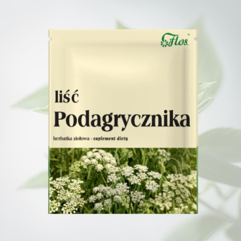 Liść Podagrycznika - suplement diety, Flos, 50g