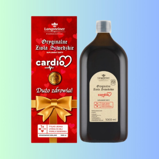 Oryginalne Zioła Szwedzkie CARDIO Dużo Zdrowia!, Langsteiner, 500ml