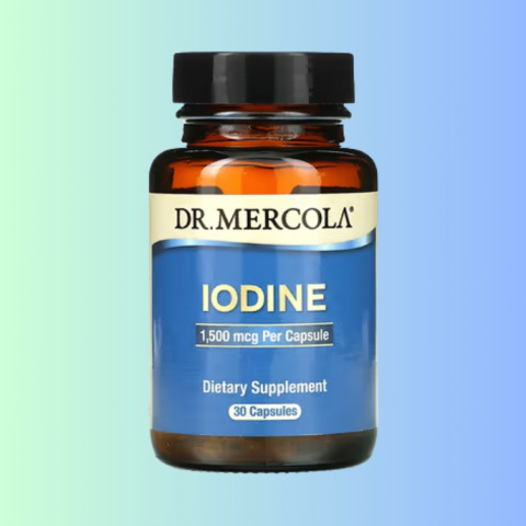 IODINE Dr. Mercola 30 kapsułek – wsparcie zdrowia tarczycy