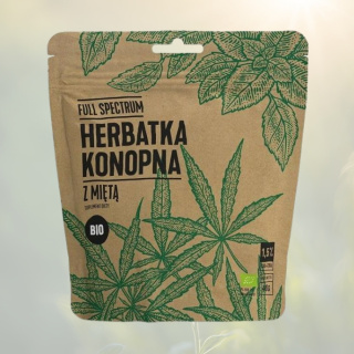 BIO Herbatka Konopna z Miętą, Full Spectrum, 40g