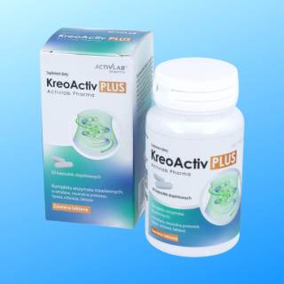 KreoActiv PLUS - Kompleks enzymów trawiennych, Activlab Pharma, 50 kapsułek dojelitowych