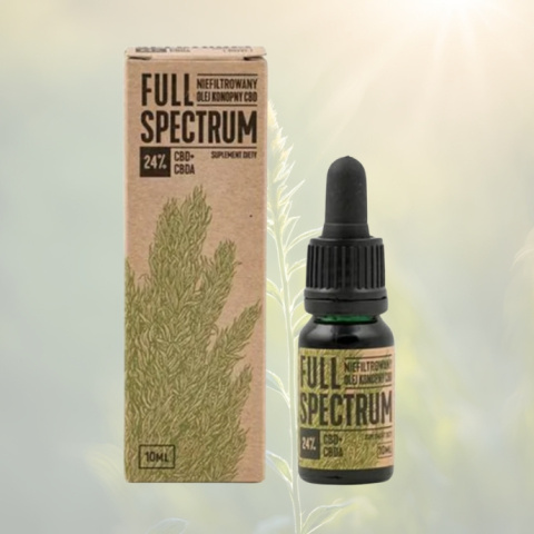 FULL SPECTRUM Olejek Konopny CBD + CBDA 24%, Cosma, 10ml