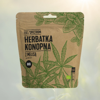 FULL SPECTRUM BIO Herbatka Konopna z Melisą, Cosma, 40g