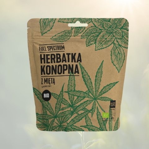 FULL SPECTRUM BIO Herbatka Konopna z Miętą, Cosma, 40g