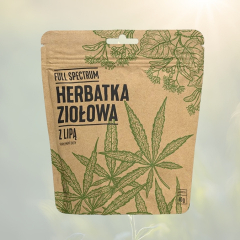 FULL SPECTRUM BIO Herbatka Konopna z Lipą, Cosma Cannabis, 40g