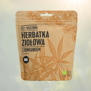 FULL SPECTRUM BIO Herbatka Konopna z Rumiankiem, Cosma Cannabis, 40g