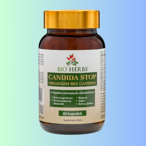 Candida Stop - organizm bez candida, Bio Herbs, 60 kapsułek