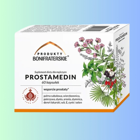 Prostamedin - wsparcie prostaty, Produkty Bonifraterskie, 60 kapsułek