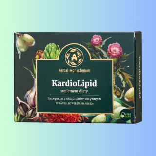 KardioLipid – na zdrowy układ krążenia, Herbal Monasterium, 30 kapsułek wegetariańskich