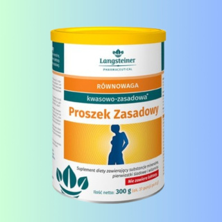 Proszek Zasadowy - równowaga kwasowo-zasadowa, Langsteiner Pharmaceutical, 300 g