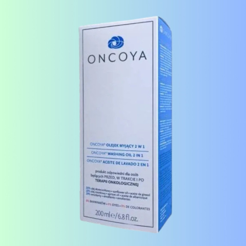 Oncoya - Olejek myjący 2 w 1 odpowiedni dla osób w terapii onkologicznej, Oncoya, 200ml