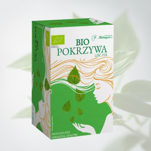 BIO Pokrzywa Liść Fix - ekologiczna herbatka ziołowa, Herbapol, 20 saszetek