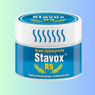 Stavox R9 krem rozmarynowy Asepta 50 ml - natychmiastowe ochłodzenie i ukojenie dla skóry i mięśni