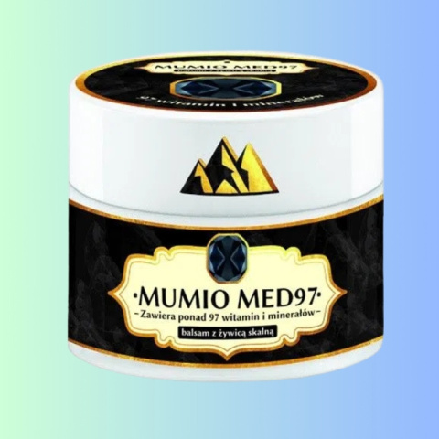 Mumio MED97 - balsam z żywicą skalną, 97 witamin i minerałów, Asepta, 50 ml