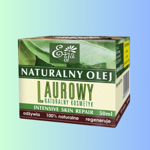 Naturalny Olej Laurowy - do masażu, kąpieli, regeneracji skóry, Etja, 50 ml