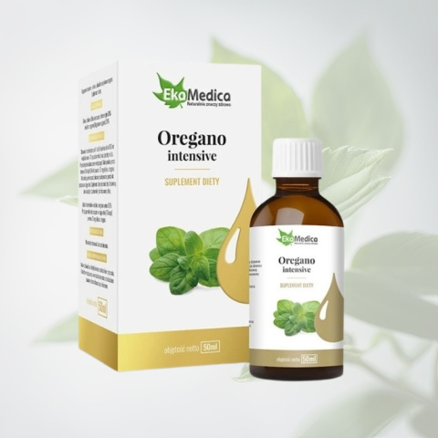 Oregano Intensive oliwa z oliwek + olejek z oregano EkaMedica 50ml – naturalne wsparcie odporności