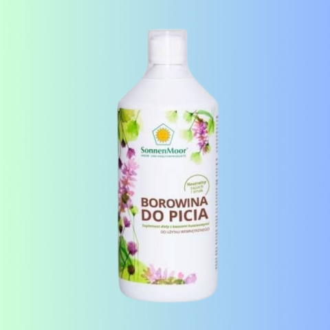 Borowina do picia - Suplement diety z kwasami huminowymi, SonnenMoor, 1000ml