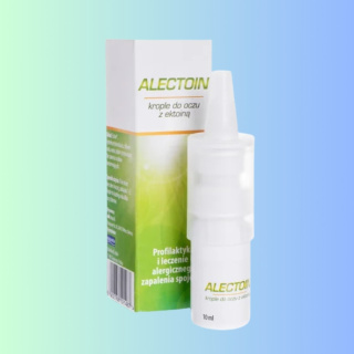 ALECTOIN Solinea 10ml krople do oczu z ektoiną na podrażnienia i suchość