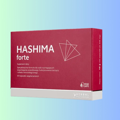 HASHIMA forte Herbal Pharmaceuticals - wsparcie tarczycy i układu immunologicznego, 30 kapsułek vege HASHIMA forte Herbal Pharmaceuticals - wsparcie tarczycy i układu immunologicznego, 30 kapsułek vege