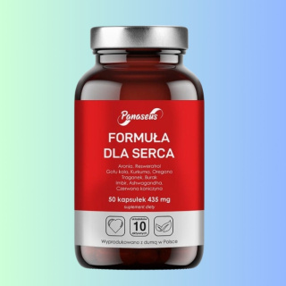 Panaseus FORMUŁA DLA SERCA Yango – wsparcie pracy serca, 50 kapsułek