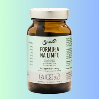 Panaseus Formuła Na Limfę, Yango, wsparcie układu limfatycznego, 50 kapsułek