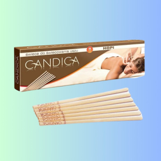 CANDICA - świece do świecowania uszu HOPI, Aura Herbals, 5 par