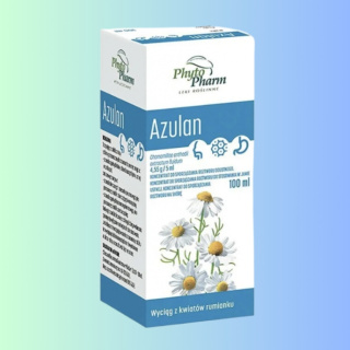 Azulan - Wyciąg z kwiatów rumianku na stany zapalne jamy ustnej, Phyto Pharm, 100ml