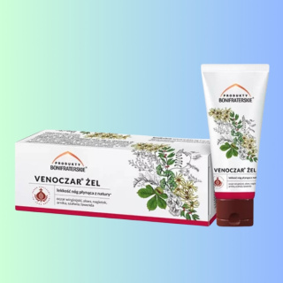 VENOCZAR ŻEL - pielęgnacja skóry nóg ze skłonnością do żylaków, Produkty Bonifraterskie, 75g