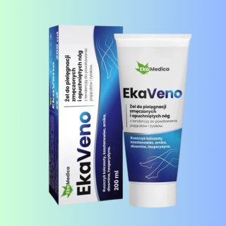 EkaVeno - Żel do pielęgnacji zmęczonych i opuchniętych nóg, EkaMedica, 200ml