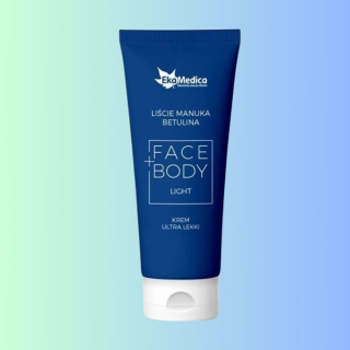 FACE + BODY Light Cream - Krem Ultralekki Liście Manuka Betulina, EkaMedica, 100ml