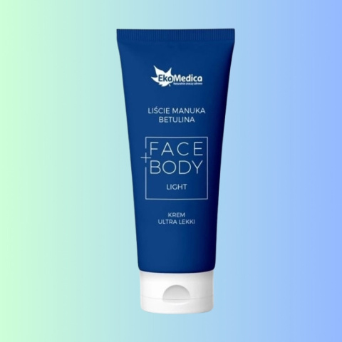 FACE + BODY Light Cream - Krem Ultralekki Liście Manuka Betulina, EkaMedica, 100ml FACE + BODY Light Cream - Krem Ultralekki Liście Manuka Betulina, EkaMedica, 100ml