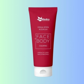 FACE + BODY Calming Cream - Krem Do Cery Naczynkowej Dzika Róża Acerola, EkaMedica, 100ml