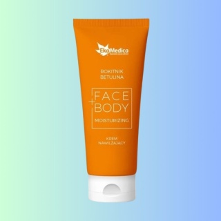 FACE + BODY Moisturizing Cream, krem nawilżający z rokitnikiem i betuliną, EkaMedica, 100ml