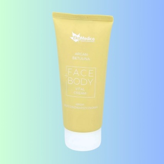 FACE + BODY Vital Cream, krem przeciwzmarszczkowy z olejem arganowym i betuliną, EkaMedica, 100ml