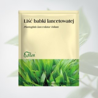 Liść Babki Lancetowatej, Flos, 50g