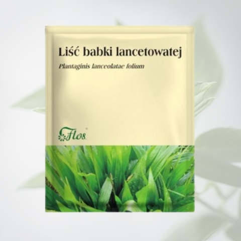 Liść Babki Lancetowatej, Flos, 50g