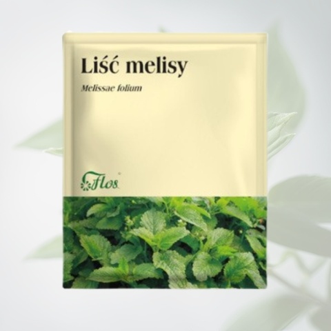 Liść melisy suszony, zioło pojedyncze Flos, 50 g – naturalny relaks i wsparcie układu trawiennego