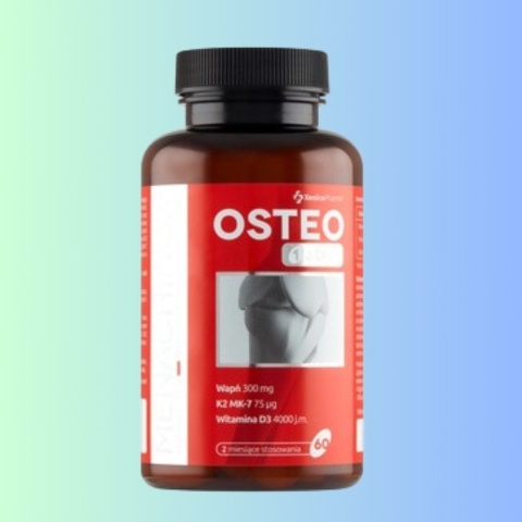 Menachinox OSTEO 1 a day, Xenico Pharma, 60 tabletek, zdrowe kości Menachinox OSTEO 1 a day, Xenico Pharma, 60 tabletek, zdrowe kości