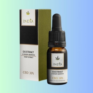 CBD 30% Ekstrakt z Konopi Siewnych, India, 10ml