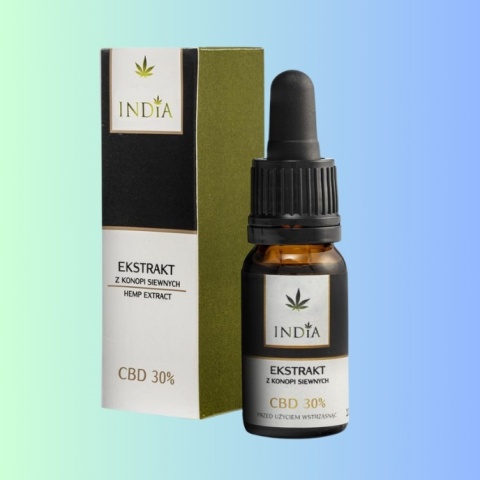 CBD 30% Ekstrakt z Konopi Siewnych, India, 10ml CBD 30% Ekstrakt z Konopi Siewnych, India, 10ml