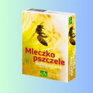 GAL Mleczko pszczele liofilizowane – naturalne wsparcie odporności i witalności – 48 kapsułek