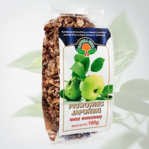 Pigwowiec japoński – susz owocowy 100 g, naturalne wsparcie zdrowia – Natura Wita